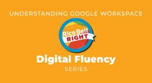 Rice Belt Digital Fluency - Understanding Google Workspace